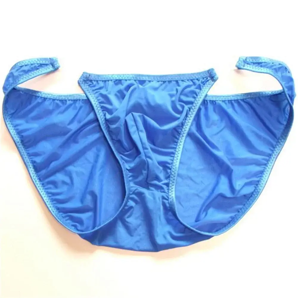 Nam Quyến Rũ U Lồi Nylon Quần Đùi Khóa Có Thể Tháo Rời Eo Thấp Băng Lụa Quần Lót Thoải Mái Lụa Sữa Liền Mạch Quần Lót Mỏng — image 7