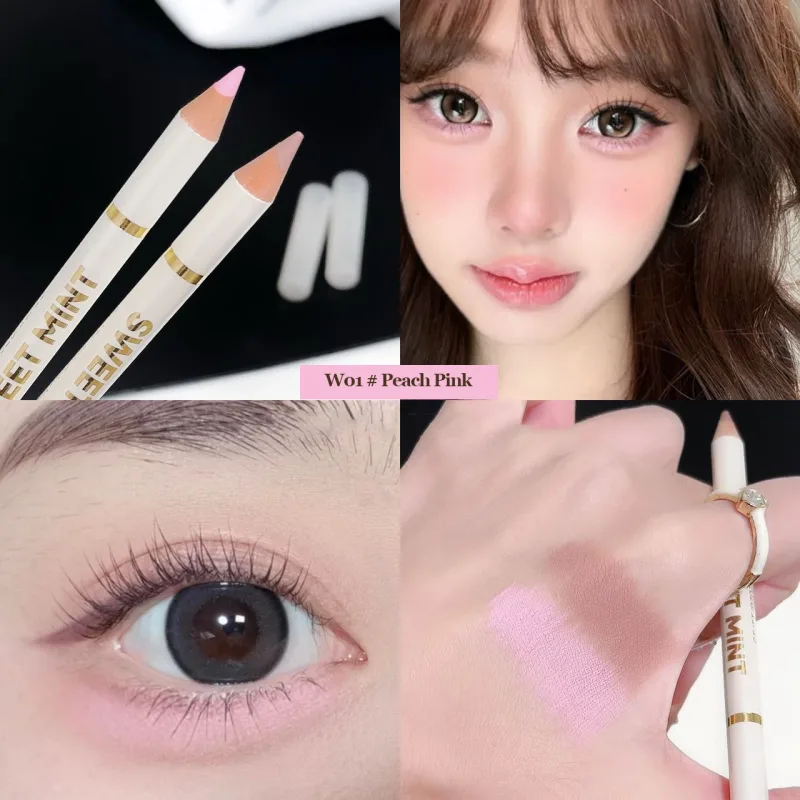 Dual End Aegyo-Sal Makeup Pen Nude Apricot Brown Under Eye Highlight & Shadow Pencil Natural Contour Brightening Eye Liner — image 9