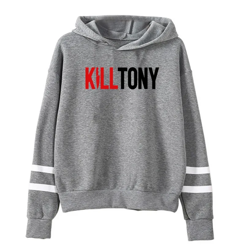 Kill Tony Merch Hoodie Unisex Zakloze Parallelle Staven Mouw Streetwear Vrouwen Mannen Sweatshirt Met Capuchon Grappige Kleding