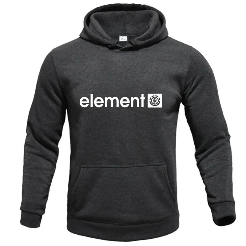 Spring Autumn Men's Hoodies Fleece Printing Sweatshirts Loose Casual Hooded Pullover Male Outdoor Sportwear Long Sleeve Tops — image 7