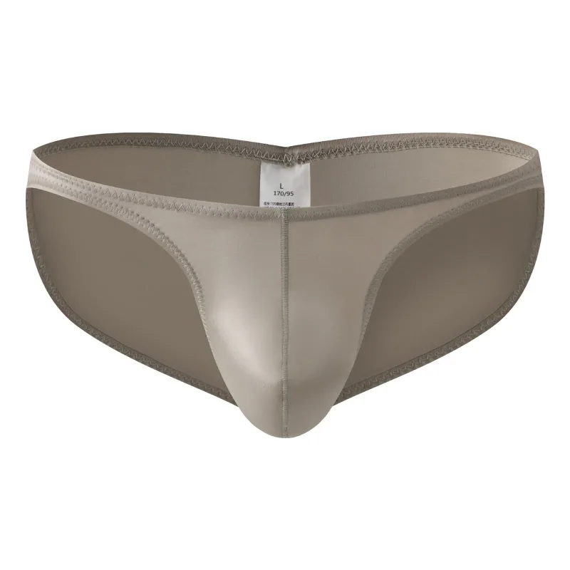 Cuecas de ginástica masculinas de cintura baixa, roupa íntima de cetim suave para treinamento esportivo, musculação, ultrafina, secagem rápida, treino de fitness, levantamento de bunda — image 19