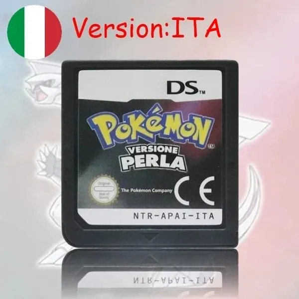 Pokemon Series DS Game Cartridge Diamond Platinum Pearl HeartGold SoulSilver Svart Vit Flerspråkig för NDS/2DS — image 23