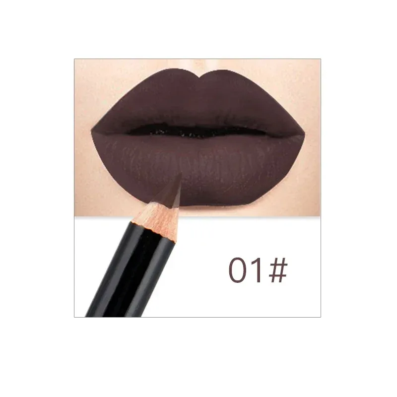 12 Colors Brand Lip Pencils Matte Lipliner Pencil Waterproof Makeup Lips 2020 Matte Lipstick Lip Liner Pen Smooth Nude Cosmetics — image 11