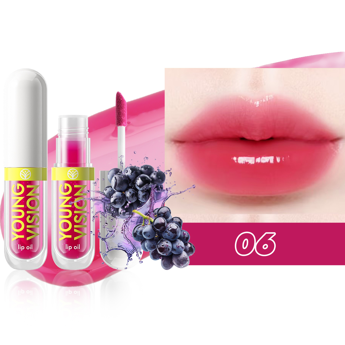6 brilho labial que muda de cor, aroma frutado, hidratante e de longa duração, hidratação suave, tonalidade labial ativada por temperatura — image 15