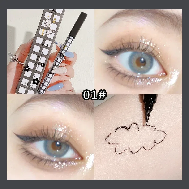 Crayon Eyeliner liquide coloré mat, imperméable, ne fleurit pas, stylo Eye-Liner liquide longue durée, maquillage pour les yeux, cosmétiques — image 10