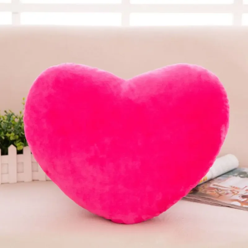 Coração brinquedos de pelúcia dia dos namorados travesseiro macio kawaii brinquedo adorável presente para aniversário casa decorativo macio travesseiro de pelúcia — image 10