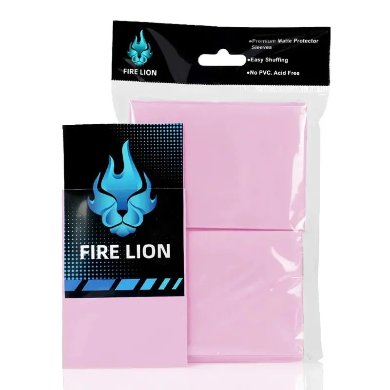 66x91mm 100개/대 솔리드 매트 트레이딩 카드 슬리브 PTCG/TCG/MTG용 표준 크기 카드 수호자