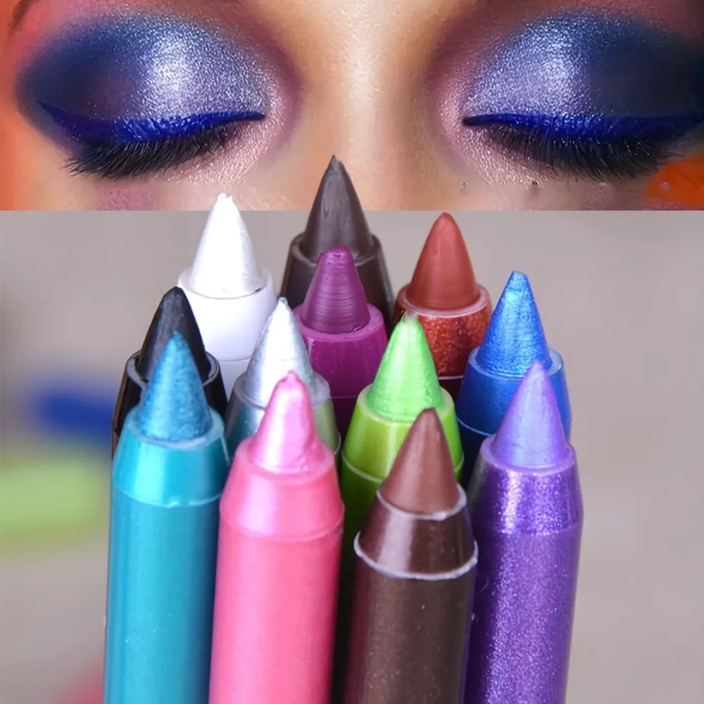 17 สี Pearlescent ดินสออายไลเนอร์สีสันสดใสกันน้ำ Long-Lasting Matte Smooth สวมใส่อายแชโดว์อายไลเนอร์ปากกาแต่งหน้า — image 3