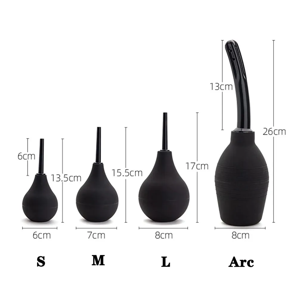 관장기 청소 용기 질 항문 청소기 Douche 전구 디자인 의료 고무 건강 위생 도구 여자/남자를위한 섹스 토이 — image 5