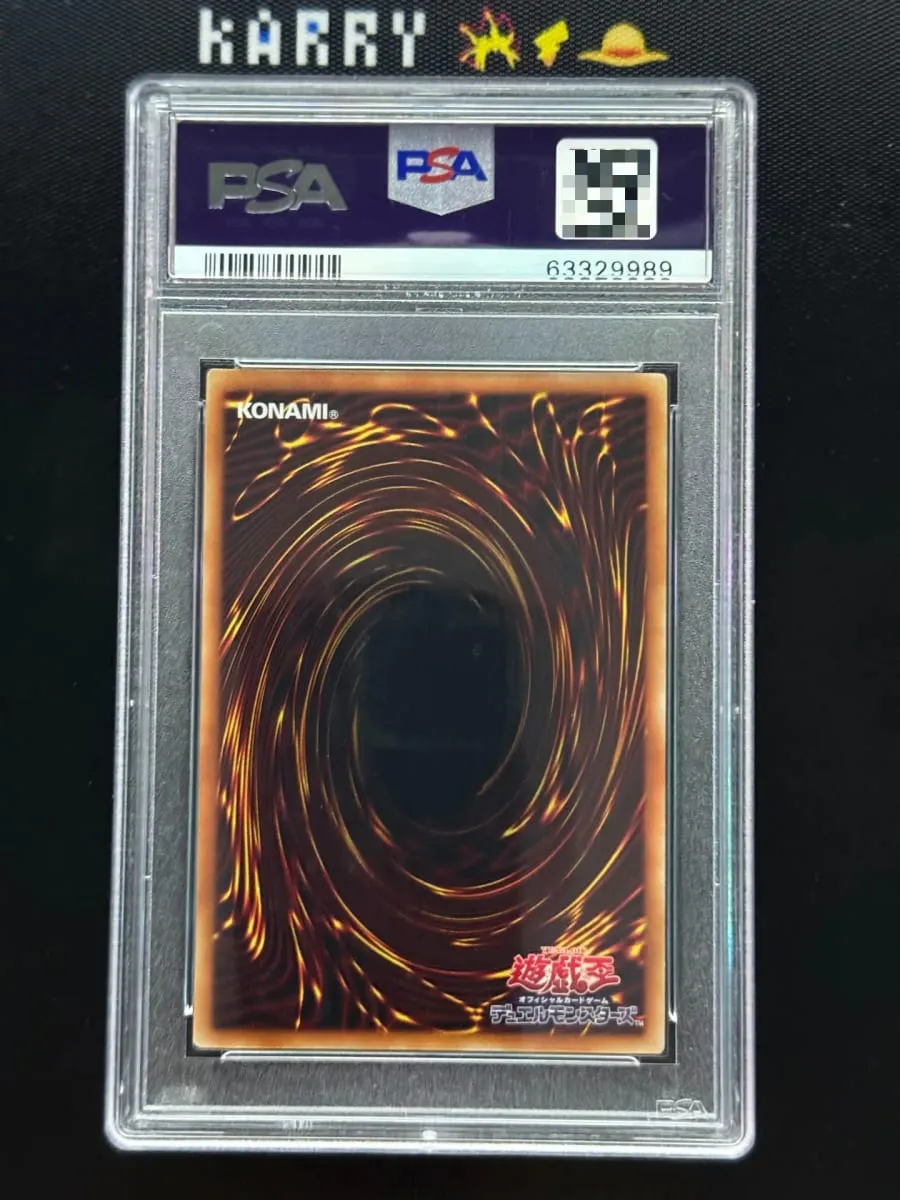 Yu‑Gi‑Oh! Time Wizard of Tomorrow VP20‑JP001 Prismatic Special Pack Custom Display Card With PSA Style Graded Slab (Not Original