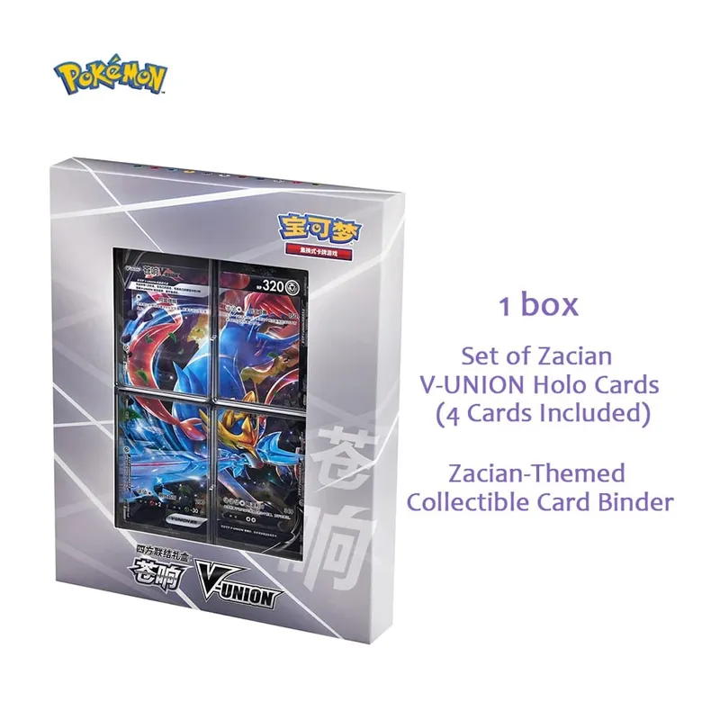 Oryginalna karta Pokemon TCG sprzęgło kwartetu V-Union zestaw pudełek podarunkowych-Pikachu Mew-Two-100% autentyczne kolekcjonerskie karty kolekcjonerskie — image 3