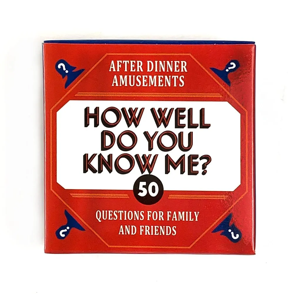 Mini Game Card - How Well Do You Know Me? - Game Board Game Card Travel Card Party Entertainment For Family Friends