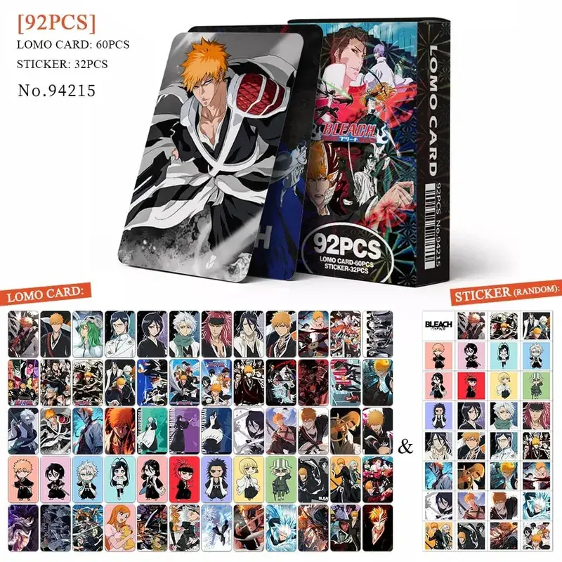 Tarjeta postal de Anime Attack on Titan‌ Lomo, juguete Haikyuu boticario diarios Honkai Star Rail, tarjetas de colección con pegatinas de regalo