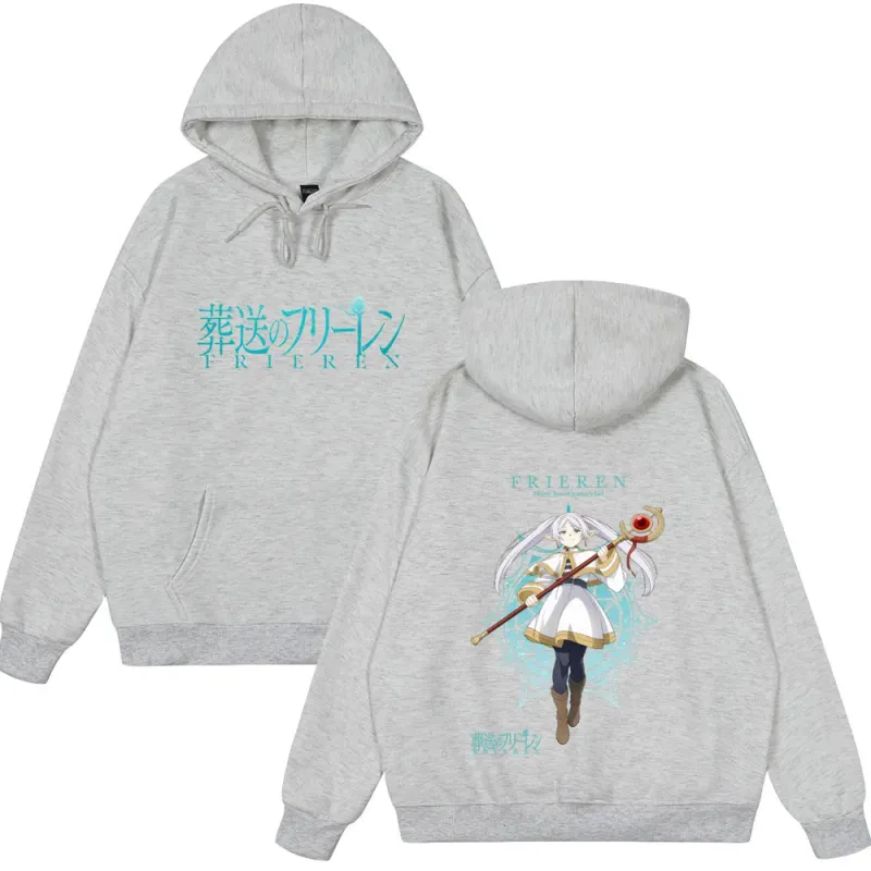 Vintage Wear Anime Frieren: Beyond Journey's End Frieren Graphic Tops Men Women Fashion Long Sleeve Casual Streetwear Funny Tops — image 8