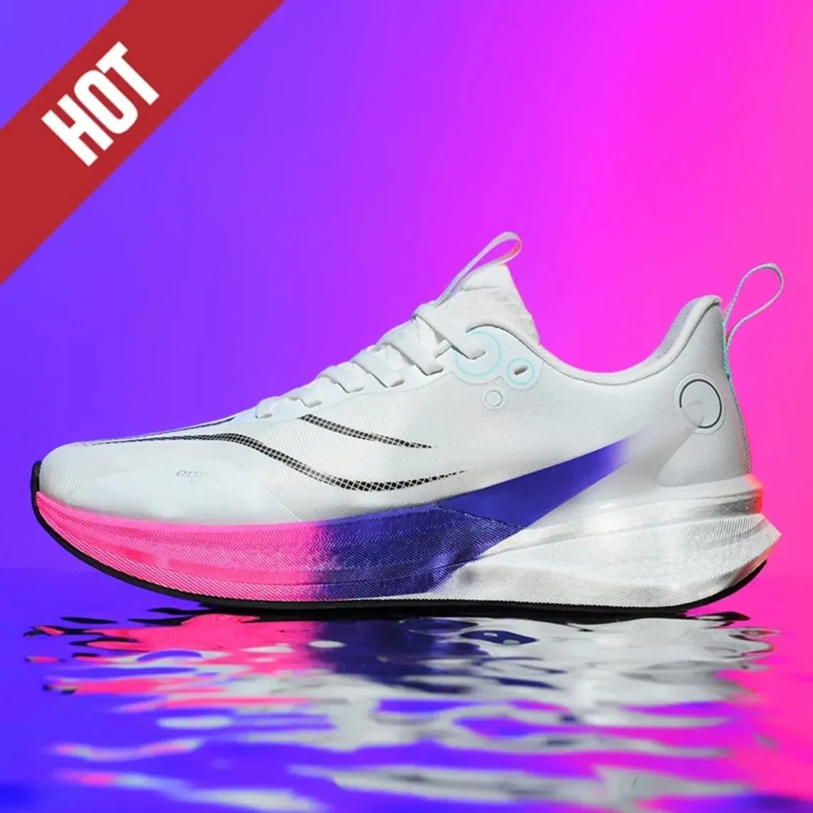 Men Marathon Carbon Plate Air Cushion Running Shoes Breathable Lightweight Outdoor Athletic Racing Training Sports Sneakers — image 6