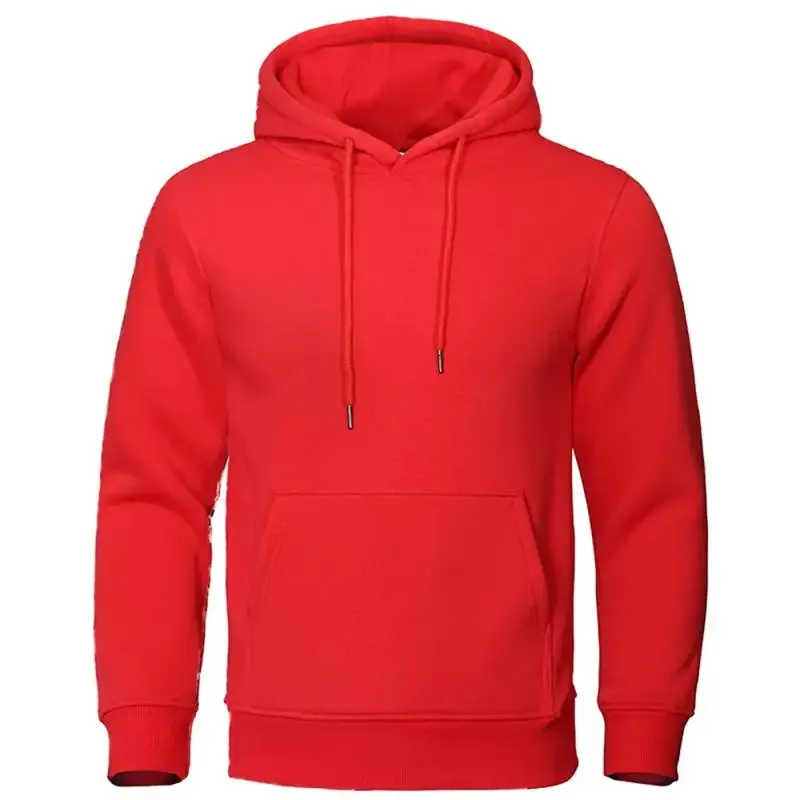 Musim Gugur Musim Sejuk Lelaki Fleece Panas Lelaki Sweatshirt Kasual Warna Pepejal Streetwear Pullovers Sukan Fesyen Jualan Panas Hoodies Sekolah — image 3