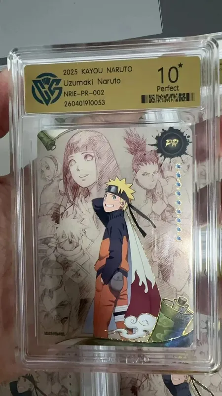 Naruto Card Αγγλική έκδοση PR-001PR-002 PRISTINE-10.0 Αυθεντική κάρτα αξιολόγησης KAYOU — image 6