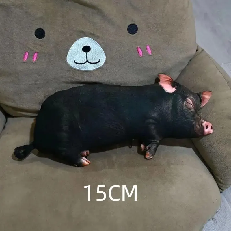 3D 豚ぬいぐるみスローピローソフト洗える肌に優しい生地ぬいぐるみクッションソファ寝室車レスト用 — image 10
