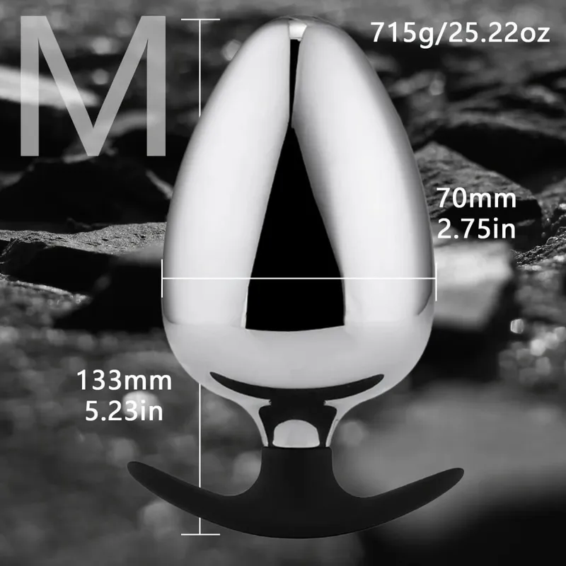Metal Butt Plug Adult Erotic Toys BDSM Butt Plug Pull Couples Flirting Room Toys Anal Dilator Masturbators Sex Tools Anal Beads — image 8