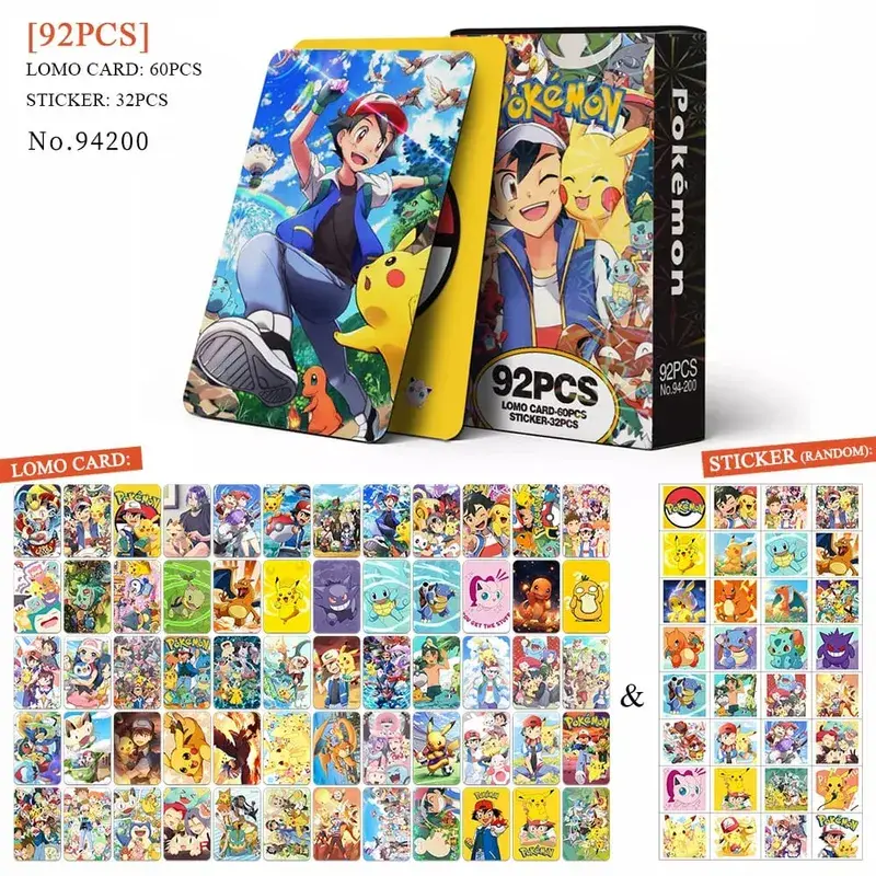 Tarjeta postal de Anime Attack on Titan‌ Lomo, juguete Haikyuu boticario diarios Honkai Star Rail, tarjetas de colección con pegatinas de regalo