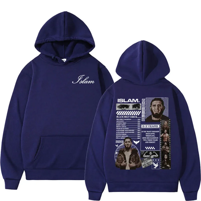 Islam Makhachev Send Him 2-3 Years Dagestan and Forget Merch Hoodies Men Women Gothic Vintage Long Sleeve Sweatshirts Streetwear — image 4
