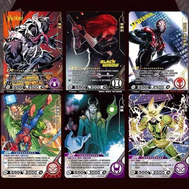 Genuine Card Heroes Duel Card Competitive Version Iron Man Thor Captain CR America Collection Cards Toys — image 5