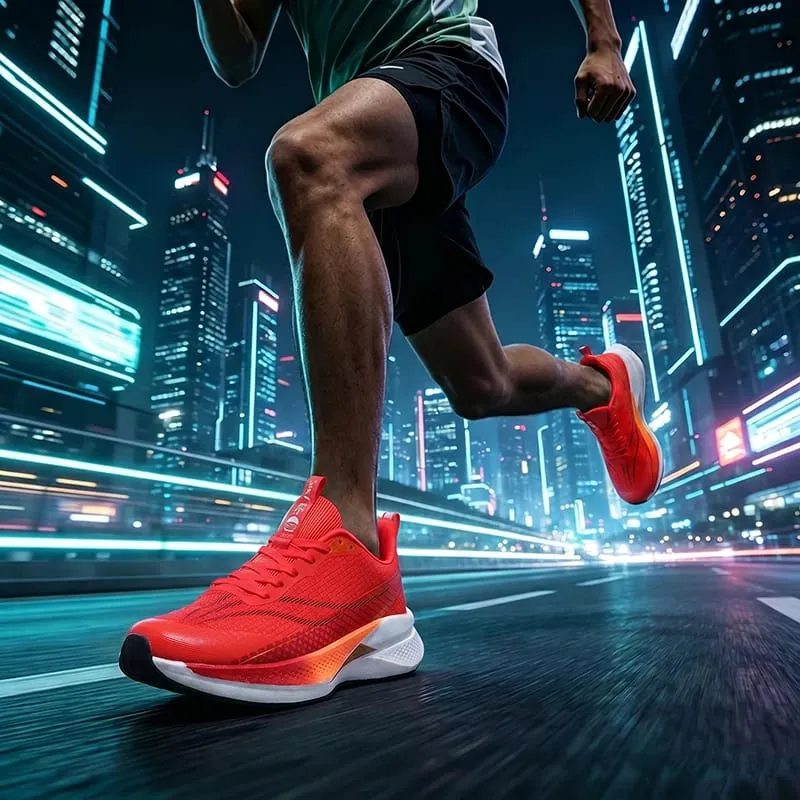 Men Carbon Plate Running Shoes Breathable Women Athletic Tennis Sneakers Cushion Sport Trainers Outdoor Marathon Jogging Shoes — image 10