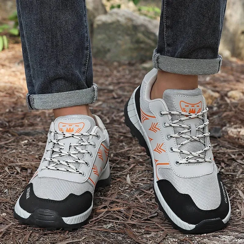 Men's High Quality Hiking Shoes Outdoor Trainers Climbing Shoe Male Trekking Sneakers Anti-slip Tactical Sports Walking Footwear — image 7