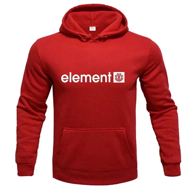 Spring Autumn Men's Hoodies Fleece Printing Sweatshirts Loose Casual Hooded Pullover Male Outdoor Sportwear Long Sleeve Tops — image 4