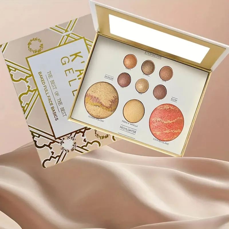 Kit Permulaan Tuscan Dreams Holiday Baked (4PC)-- Asasi Palet Mekap Muka Penuh dengan Berus Edisi Terhad — image 5