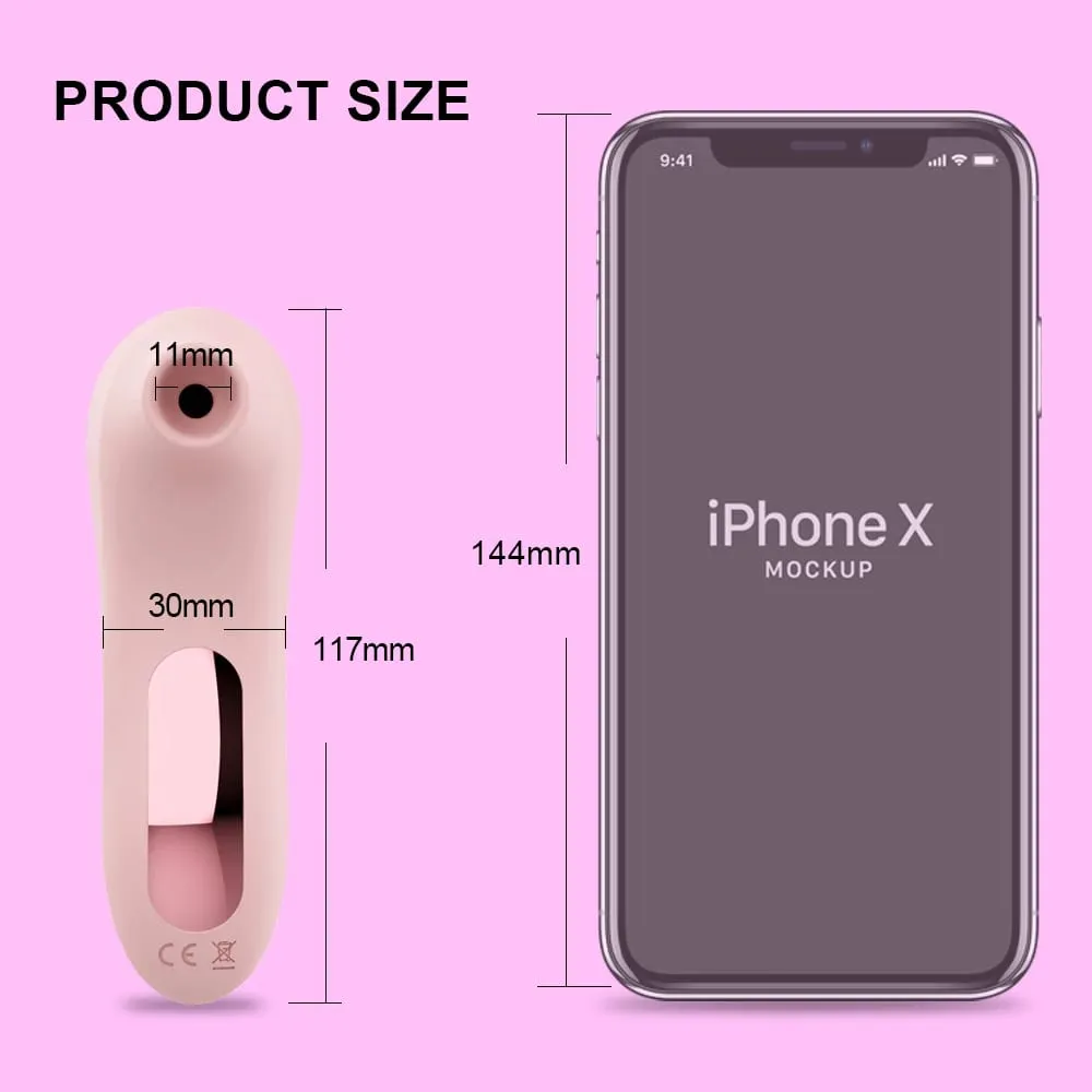 Powerful Clit Sucker Vacuum Vibrator Clitoris Sucking Nipple Sucking Tongue Vibrating Oral Licking Sex Toys for Adult Women