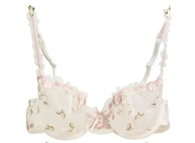 Ultra-thin Steel Band Bra Lovely Plus-size Lace Lingerie Set transparent Comfortable Bra Set Soft Lightweight S-XL Daily Wear