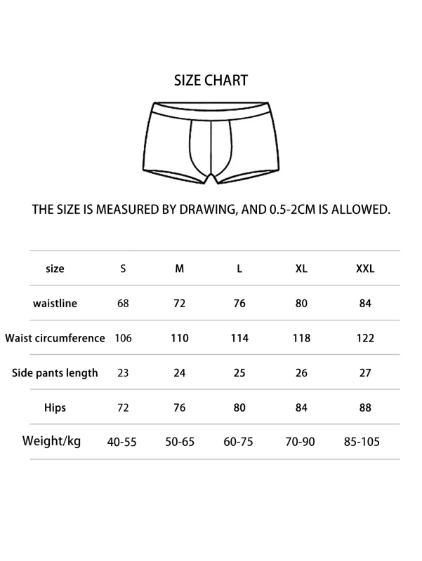 10-Pack Men's Cool Graffiti Print Boxer Shorts High Elasticity Skin-Friendly Comfortable Waist Multicolor Random Delivery Daily — image 3