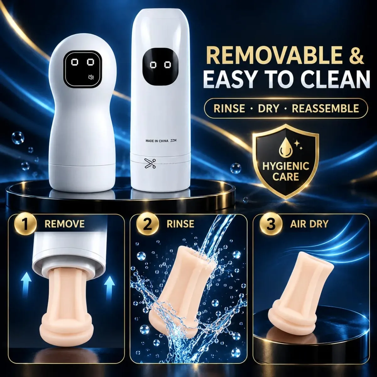 Male Sucking Masturbator Artificial Vagina Sex Products for Intimate Toy Oral Job Stimulator Artificial Vagina Trainer for 18+ — image 5