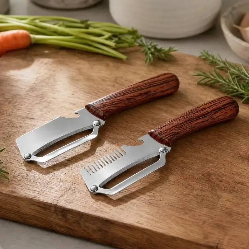 Práctico accesorio de cocina con pelador de verduras 2 en 1 y abridor de botellas 3 en 1, ideal para cocinar de forma rápida y sencilla — image 2