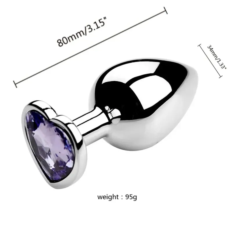 S/M/L Metal Anal Plug Butt Plug Sex Toy Butt Toy for Women Men Couples Gay Adult Game Masturbation Anal Diamond Sex Shop — image 15