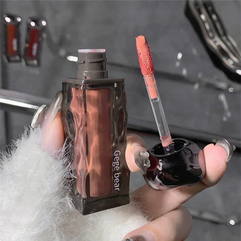 Διαφανές Water Glossy Πορτοκαλί Lip Gloss Red Mirror Jelly Liquid Liquid Liquid Liquid Lipsticks μακράς διαρκείας Καλλυντικά για λεκέδες για τα χείλη — image 6
