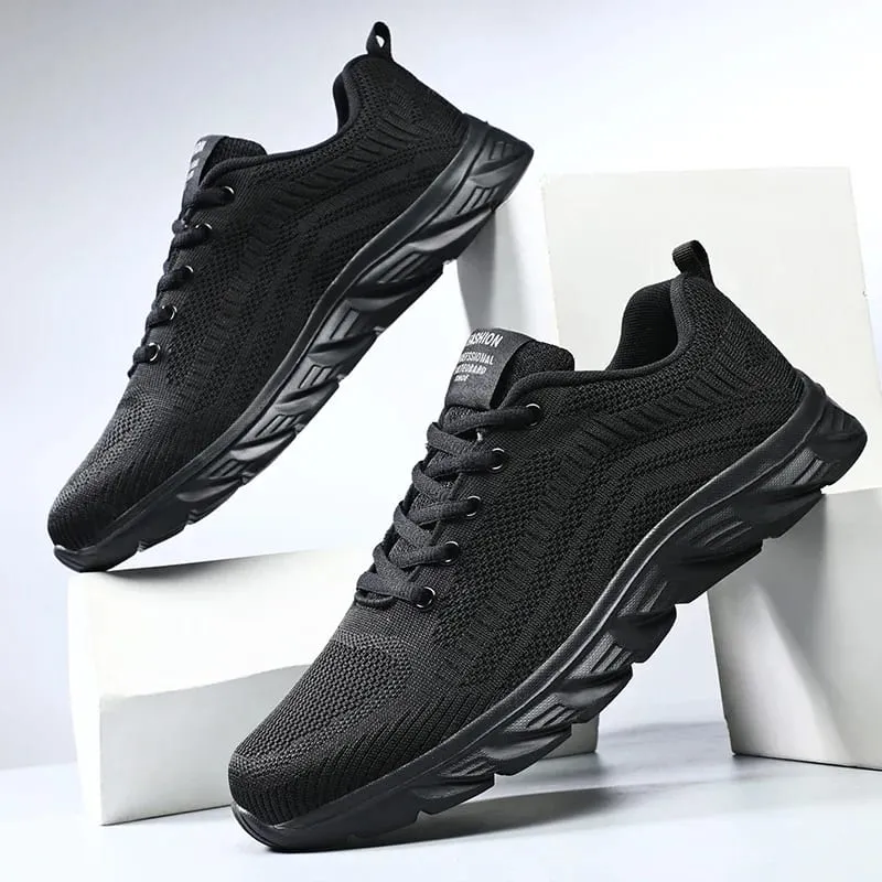 Men Running Shoes Comfortable Sport Shoes Men Trend Lightweight Walking Shoes Men's Sneakers Breathable Zapatillas Black 1 — image 3