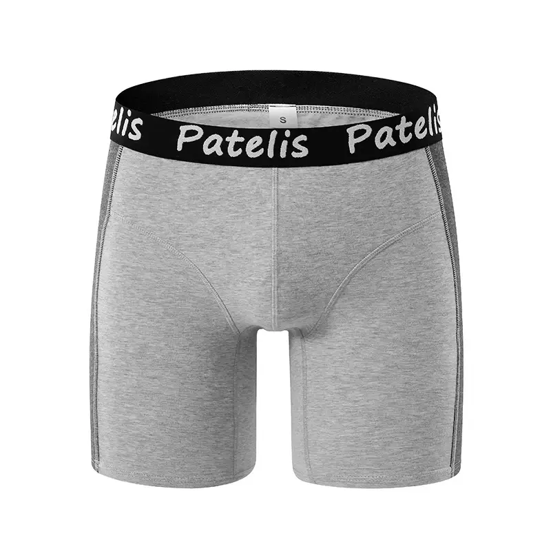 Cueca boxer masculina plus size para 80-180kg tamanho grande 6XL shorts boxer de algodão confortável — image 8