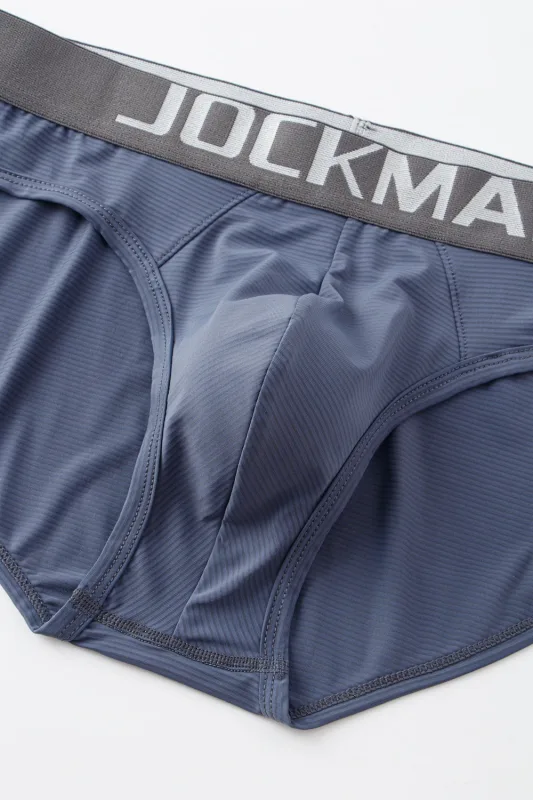 Men Underwear Brief Sexy Low-rise Striped Bikini Athletic Supporters Underpants Sleepwear Nylon Quick Dry Breathable — image 29