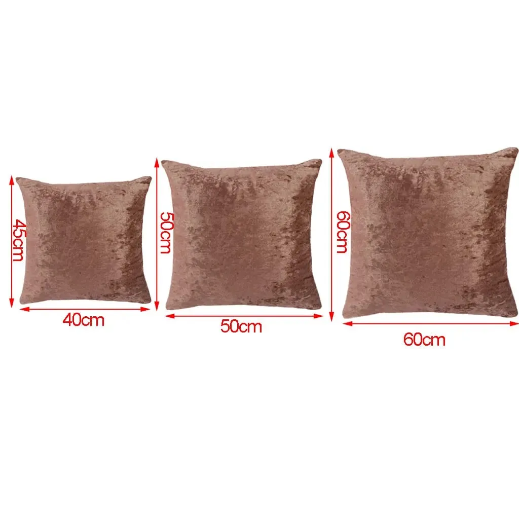 Plush Velvet Throw Pillow Cover Invisible Zipper Soft Cushion Case for Couch or Bed Decorative Pillows — image 6