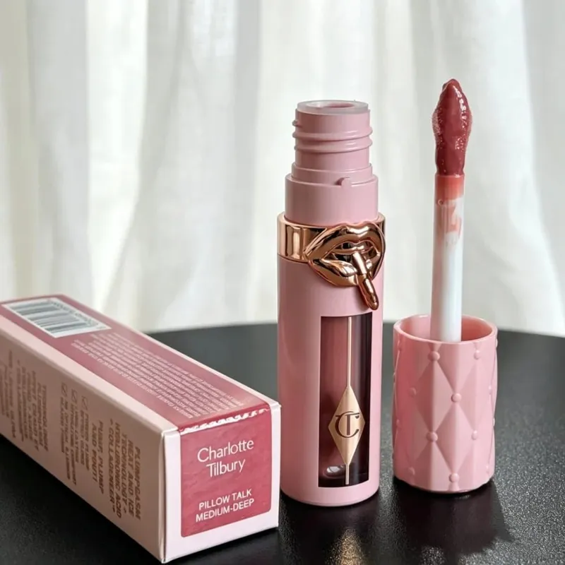 CT Простая в использовании 4 оттенка 9 оттенков Палитра теней для век Charlotte Tilbury Бальзам для губ Pillow Talk Big Lip Plumpgasm Румяна для губ Макияж Подарок