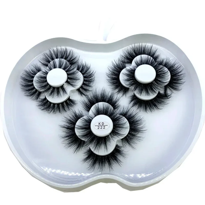 9 Pairs 3D Soft Mink False Eyelashes Handmade Wispy Fluffy Long Lashes Natural Eye Extension Makeup Kit Cilios