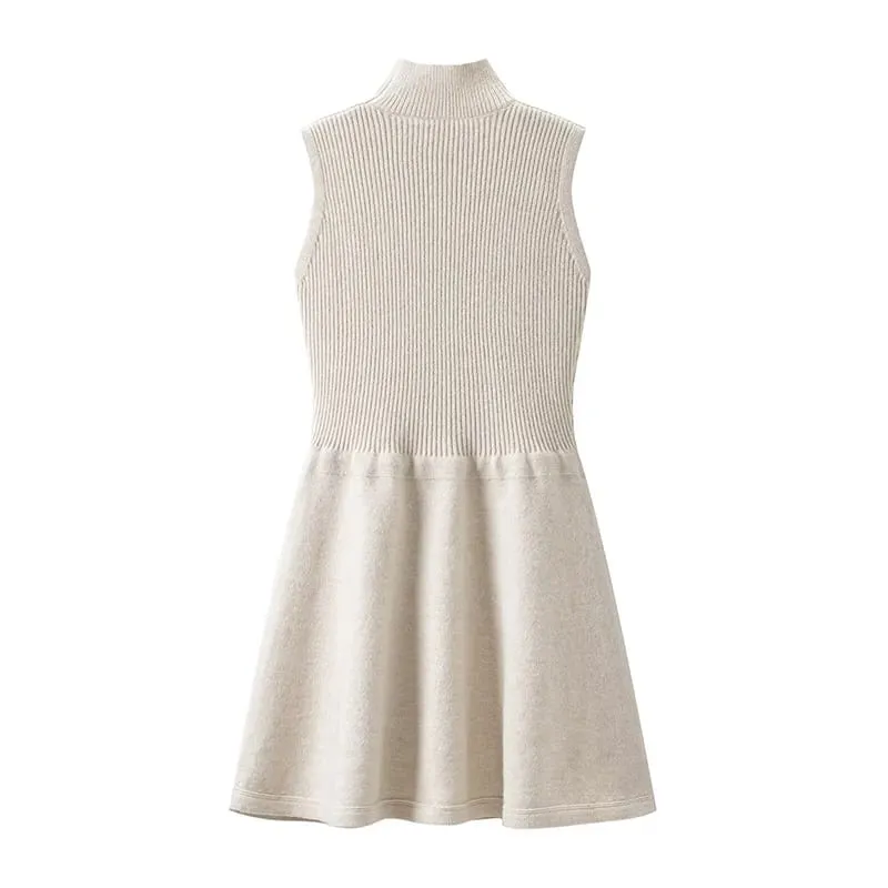 Autumn Women's New Dress 2026 Fashion Slim Knit Mini Short Dress Autumn Chic Comfortable Warm Street Dresses