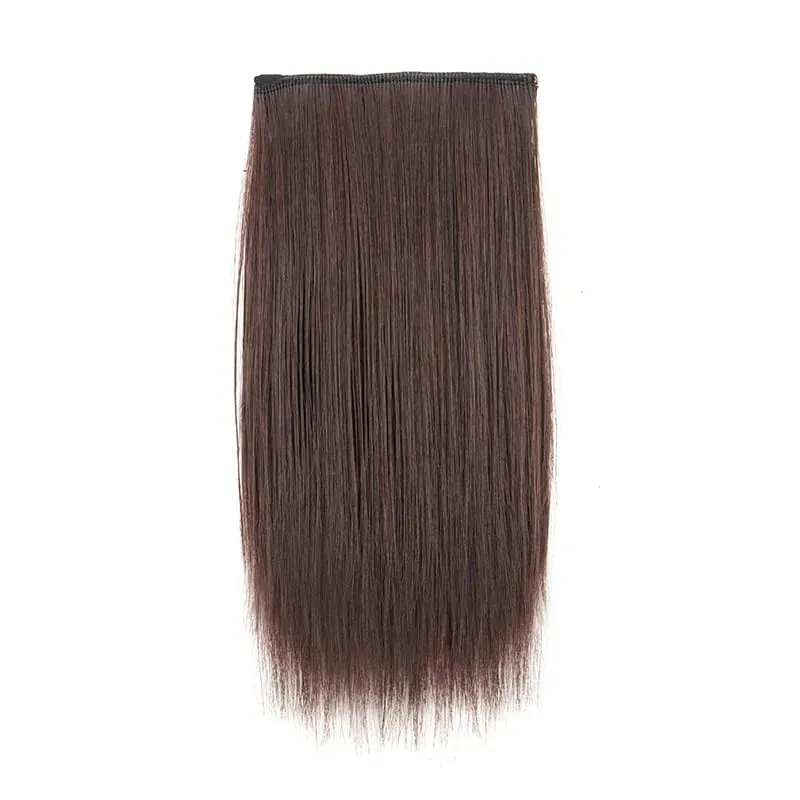 Synthetic 10/20/30cm Short Straight Hair Pieces Invisible Clip in Hair Top Side Cover Hair Accessories for Women — image 10