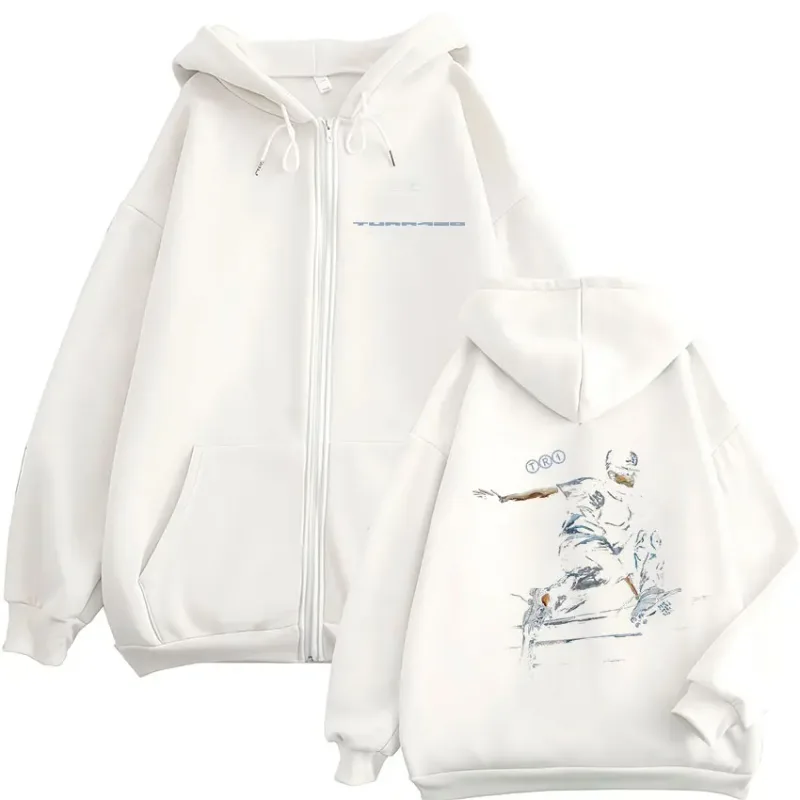 Rapper Trueno Turr4zo 2026 Tour Album Zipper Hoodies Men's Women Clothing Fashion Pullover Zip Up Hooded Sweatshirts Jacket Coat — image 3