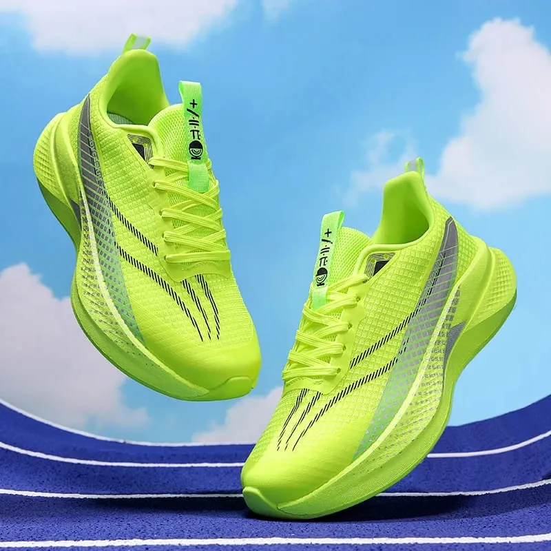 Men Carbon Plate Running Shoes Breathable Women Athletic Tennis Sneakers Cushion Sport Trainers Outdoor Marathon Jogging Shoes — image 12