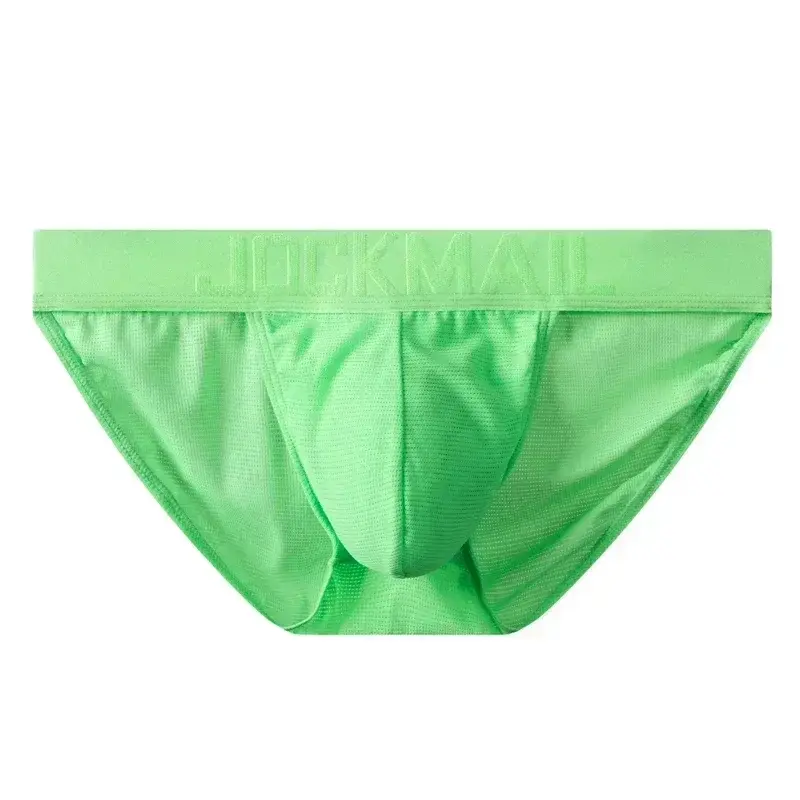 Cuecas masculinas cuecas de malha de náilon secagem rápida cuecas de biquíni deslizamento masculino tanga cuecas jockstrap gay — image 14