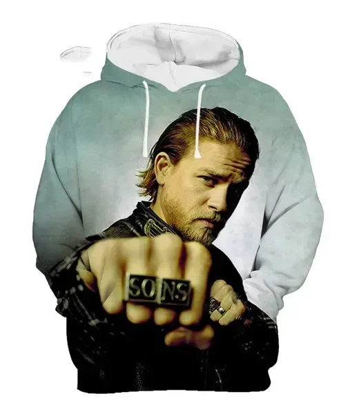 Hot Sale Men's 3D Print Hoodies Sweatshirts Sons of Anarchy Street Style Unisex Loose Casual Pullover Y2K Tracksuit Autumn — image 18
