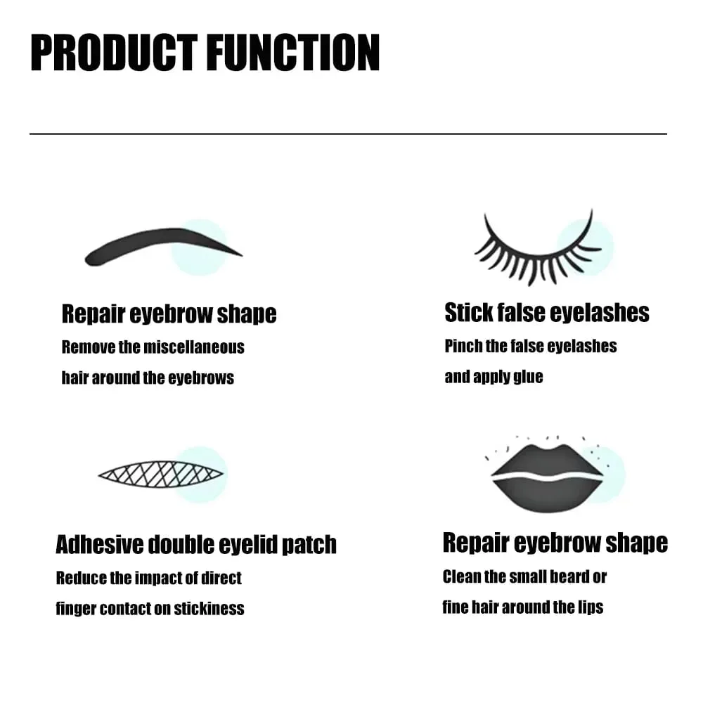 1/6pcs Eyebrow Tweezers Professional Stainless Steel Tweezers for Eyebrows Men and Women Beauty Clips Facial Hair Removal Tools — image 6